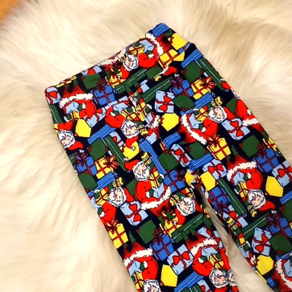 LulaRoe Christmas Printed 🎅 & 🎁. S/ M Leggings-#1208
